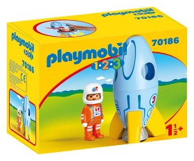 Bilde av Playmobil 1.2.3 - Astronaut med raket