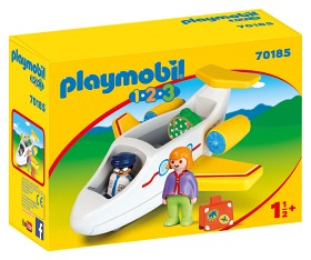 Bilde av Playmobil 1.2.3 - Flygplan med passagerare