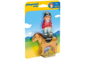Bilde av Playmobil 1.2.3 - Häst med ryttare