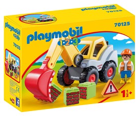 Bilde av Playmobil 1.2.3 - Hjulgrävare