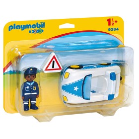 Bilde av Playmobil 1.2.3 - Polisbil 9384