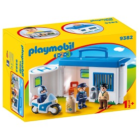 Bilde av Playmobil 1.2.3 - Polisstation att ta med 9382