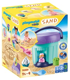 Bilde av Playmobil 1.2.3 Sand - Kreativt set Sandbageri 70339