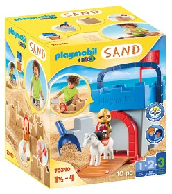 Bilde av Playmobil 1.2.3 Sand - Kreativt set Sandborg 70340