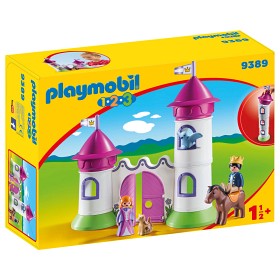 Bilde av Playmobil 1.2.3 - Slott med staplingsbart torn 9389