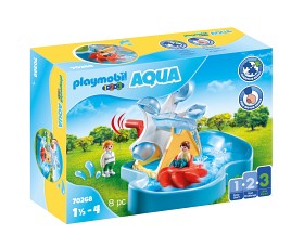Bilde av Playmobil 1.2.3 70268 Vannhjul med karusell