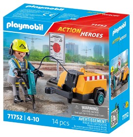 Bilde av Playmobil Action Heroes 71752 Bygningsarbeider