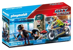 Bilde av Playmobil City Action 70572 Police Motorcycle: The Hunt for the Coin Thief