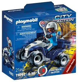 Bilde av Playmobil City Action 71092 Polis Speed Quad