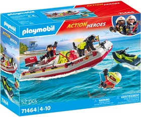 Bilde av Playmobil City Action 71464 Brannbåt med aquascooter