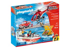Bilde av Playmobil - City Action - Brand och räddningsset