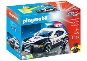 Bilde av Playmobil - City Action - Polisbil med ljus