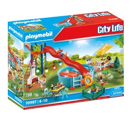 Bilde av Playmobil City Life 70987 Pool Party med lysbilde