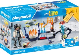 Bilde av Playmobil My Life 71450 Forskere med roboter