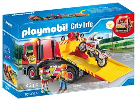 Bilde av Playmobil City Life - Bärgningsbil med motorcykel
