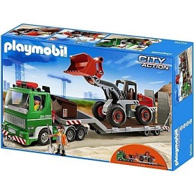 Bilde av Playmobil City Life - Lastbilstransport med hjullastare