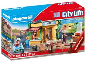 Bilde av Playmobil City Life - Pizzeria med uteservering 70336