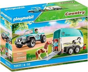 Bilde av Playmobil Country 70511 Bil med hestehenger