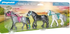 Bilde av Playmobil Country 70999 Tre hester: friser, knabstrupper och andalusier