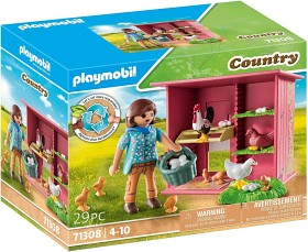 Bilde av Playmobil Country 71308 Høner med kyllinger