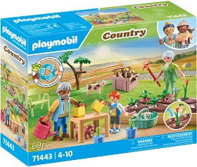 Bilde av Playmobil Country 71443 Idyllisk grønnsakshage med besteforeldre
