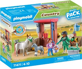 Bilde av Playmobil Country 71471 Veterinæroppdrag med eslene