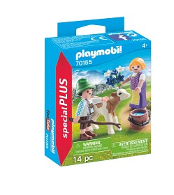 Bilde av Playmobil Country - Barn med kalv