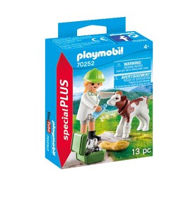 Bilde av Playmobil Country - Veterinär med kalv 70252