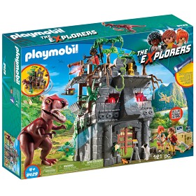 Bilde av Playmobil Explorers - Basläger med T-Rex 9429