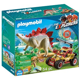 Bilde av Playmobil Dinos - Forskarmobil med stegosaurus 9432