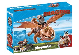 Bilde av Playmobil Dragons - Fiskfot och Tjockvald 9460