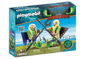 Bilde av Playmobil Dragons - Flåbusa och Flåbuse med flygdräkt