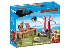 Bilde av Playmobil Dragons - Gape Rapkäft med fårsele 9461