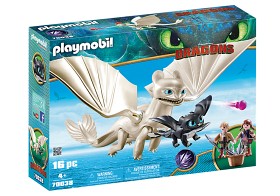 Bilde av Playmobil Dragons - Vitfasa med drakunge och barn