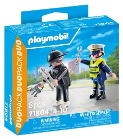Bilde av Playmobil DuoPack 71804 Politi og innbruddstyv