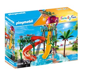 Bilde av Playmobil Family Fun 70609 Aqua Park med rutschkanor