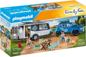 Bilde av Playmobil Family Fun 71423 Bil med campingvogn