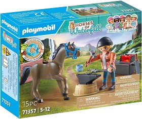 Bilde av Playmobil Horses of Waterfall 71357 Hovslager Ben og Achilles