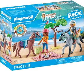 Bilde av Playmobil Horses of Waterfall 71470 Ridetur til stranden med Amelia og Ben