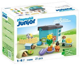 Bilde av Playmobil Junior 71690 Dyrepensjonat med godterimaskin 