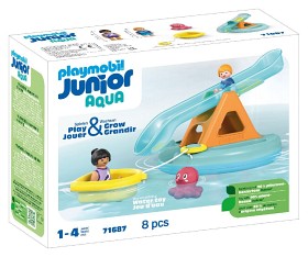 Bilde av Playmobil Junior AQUA 71687 Badeøy med vannsklie