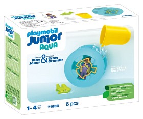 Bilde av Playmobil Junior AQUA 71688 boblebad med babyhai