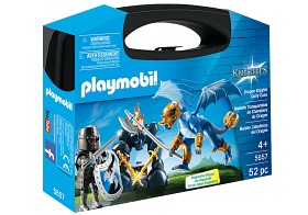 Bilde av Playmobil Knights - Riddare och drake i bärväska