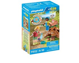 Bilde av Playmobil My Life 71512 Skötsel av igelkottsfamiljen