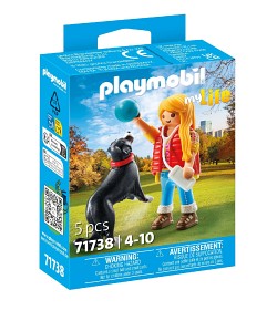 Bilde av Playmobil My Life 71738 Kvinne med Berner Sennenhund