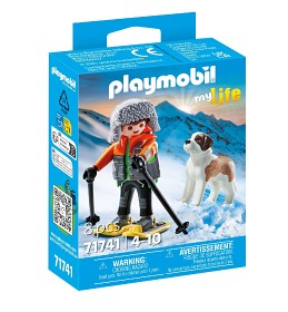 Bilde av Playmobil My Life 71741 Turgåer med Saint Bernard-hund