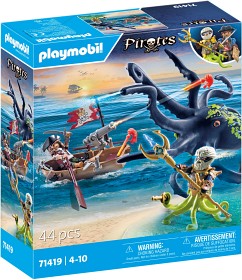 Bilde av Playmobil Pirates 71419 Kjemp mot den gigantiske Blekkspruten