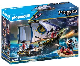 Bilde av Playmobil Pirates 70412 Skip med røde kåper