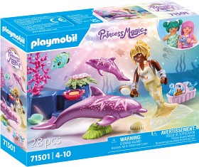 Bilde av Playmobil Princess Magic 71501 Havfrue med delfiner