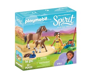 Bilde av Playmobil Spirit 70122 Pru med hest og føll